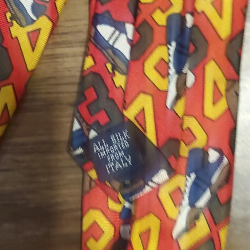 Gap Kids football silk tie